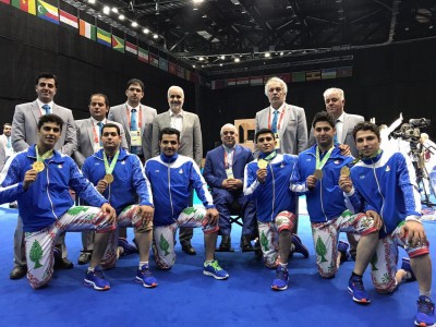 قهرمانی ایران در رقابتهای تیمی باکو
