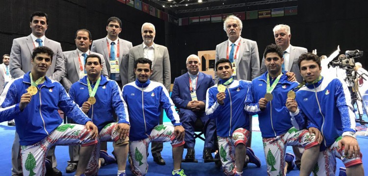 قهرمانی ایران در رقابتهای تیمی باکو