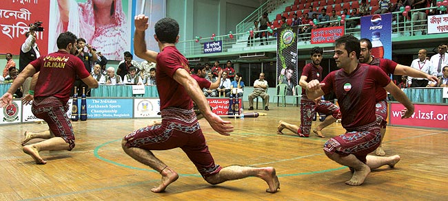 dhaka 2011:Iranian Zurkhaneh Team